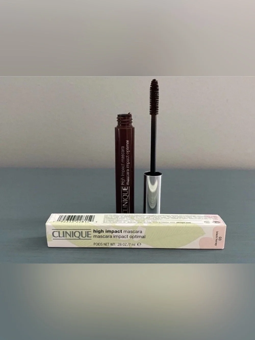 CLINIQUE HIGH IMPACT Full Size 0.28 oz Mascara 03 BLACK HONEY New In Box!!